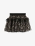 Angels Face Meisjes Rok Georgian Tulle Leopard Zwart