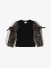 Angels Face Meisjes Top Lila Leopard Tulle Zwart