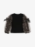 Angels Face Meisjes Top Lila Leopard Tulle Zwart