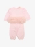 Angels Face Meisjes Baby Joggingpak Deonne Tulle Trim Blush Pink