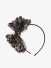 Angels Face Meisjes Haarband Gladys Bow Zwart Leopard