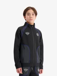 Black Bananas Kids Jongens Vest Tear Tracktop Zwart