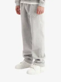 Black Bananas Kids Jongens Joggingbroek Ripped Monogram Grey