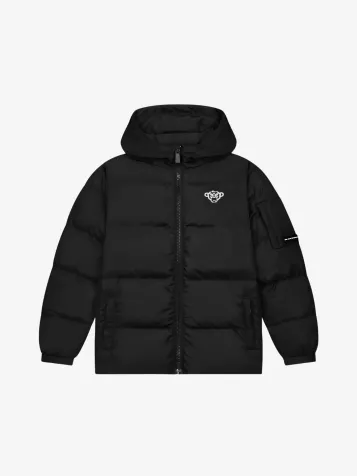 Jongens Winterjas Convoy Puffer Zwart