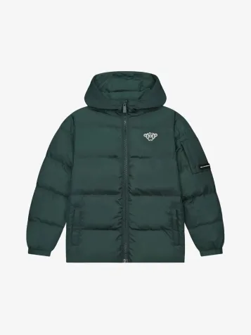 Jongens Winterjas Convoy Puffer Green