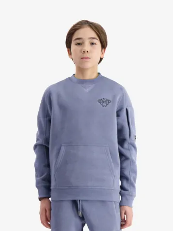 Jongens Sweater Plate Blue