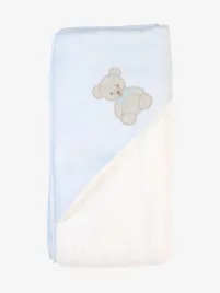 Baby Gi Jongens Baby Badcape Teddy & Me Blauw