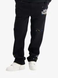 Black Bananas Heren Joggingbroek Painter Zwart