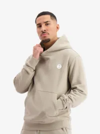 Black Bananas Heren Hoodie Mono Relax Taupe