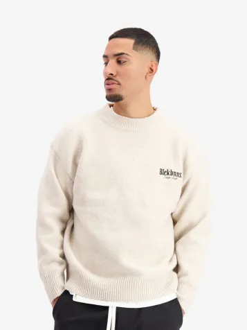 Heren Trui Knitted Beige
