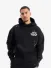 Black Bananas Heren Hoodie Painter Zwart
