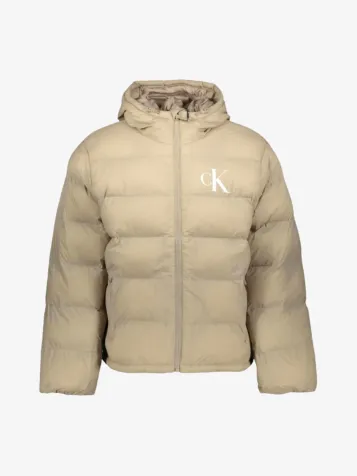Heren Winterjas Monogram Puffer Vintage Khaki
