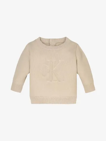 Unisex Baby Trui Whitecap Gray