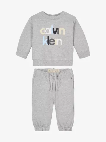 Jongens Baby Joggingpak Grey Heather