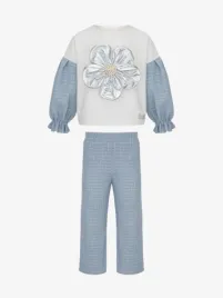 Daga Meisjes Joggingpak Blue Mirage