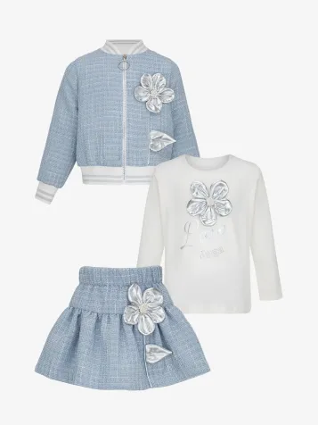 Meisjes Driedelige Set Blue Mirage