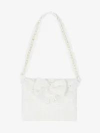 Deolinda Meisjes Tas Tweed Creme