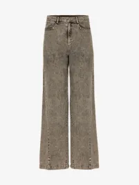 Freebird Icons Dames Spijkerbroek Melody Stud Grey Wash