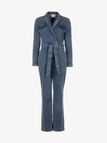 Dames Jumpsuit Yael Denim Blue Wash