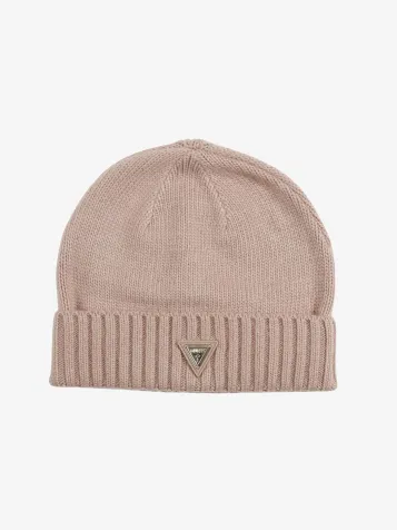 Dames Muts Embleem Unique Taupe