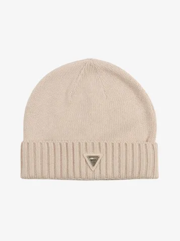 Dames Muts Embleem Neutral Milk