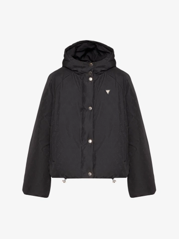 Dames Winterjas 4g Boxy Puffer 4g Jacquard Jblk Mono