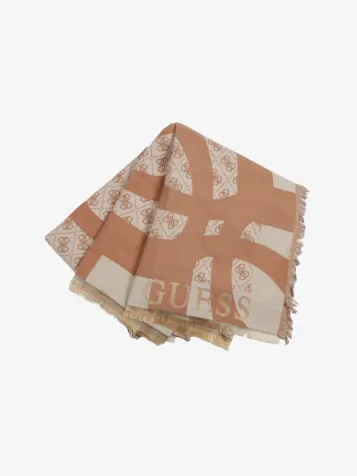 Dames Sjaal Jacquard Kefiah 135x Beige