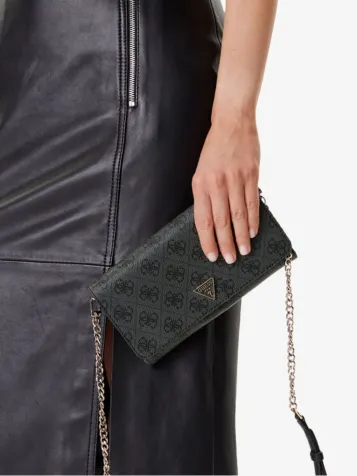 Dames Tas Noelle Crossbody Flap Organizer Coal Logo