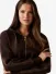 Guess Dames Hoodie Scuba Regal Brown