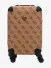 Guess Dames Koffer Handbagage Berta Latte Logo Brown
