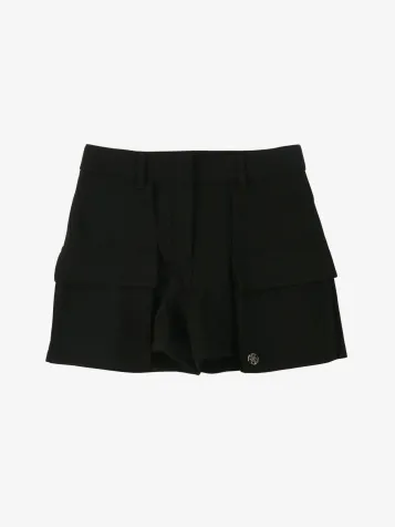 Meisjes Skort Cargo Zwart