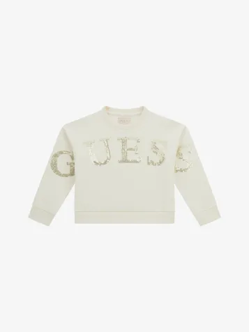 Meisjes Sweater Cream White