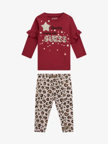 Meisjes Set Legging Ballroom Red
