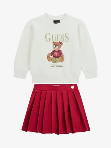 Meisjes Set Beer Creme Red