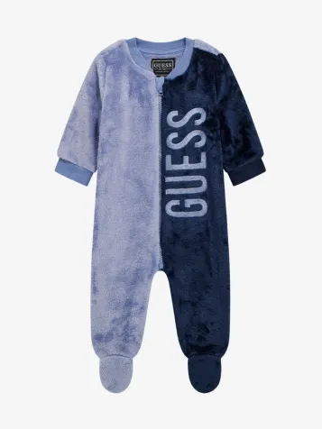 Jongens Baby Boxpakje Faux Fur Lilac Blue