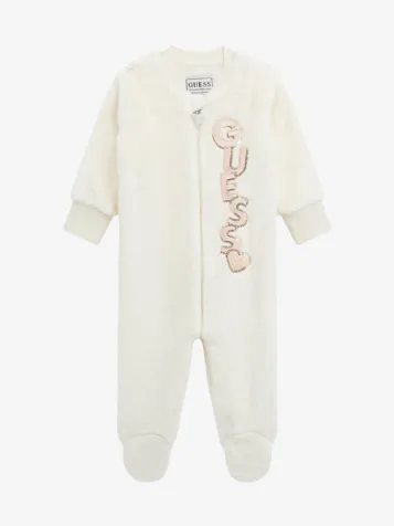 Meisjes Baby Boxpakje Faux Fur Creme