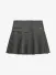 Guess Kids Meisjes Rok Pinstripe Pleated Mini Light Grey Melange 