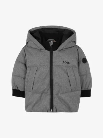 Jongens Baby Winterjas Heergrijs