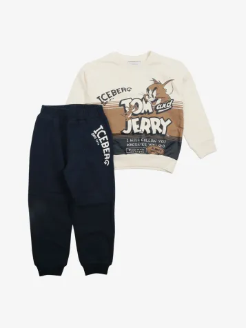 Jongens Joggingpak Off White