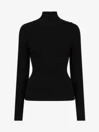 Josh V Dames Trui Col Loua Zwart