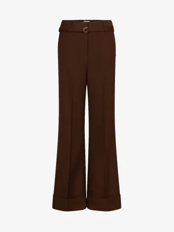 Dames Broek Korien Dark Brown