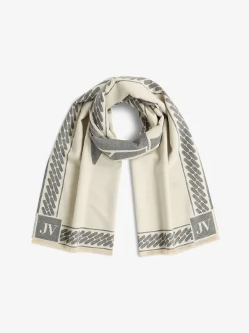 Dames Sjaal Lana Grey Cream