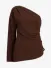 Josh V Dames Top Kelvis Dark Brown
