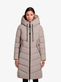 Khujo Dames Winterjas Mikia2 Feather Beige