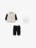 Karl Lagerfeld Kids Jongens Baby Joggingpak Zwart Beige