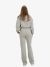 LA Sisters Dames Broek Essential Wide Leg Pants Grijs