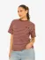 LA Sisters Dames T-shirt Oversized Striped Bruin