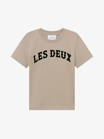 Brady Western T-shirt Kids Dark Sand