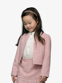 Le Chic Meisjes Vest Amsy Tweed Charming Tweed