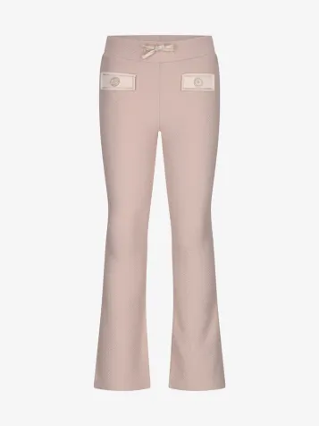 Meisjes Broek Debont Knit Vibes Cafe Au Lait